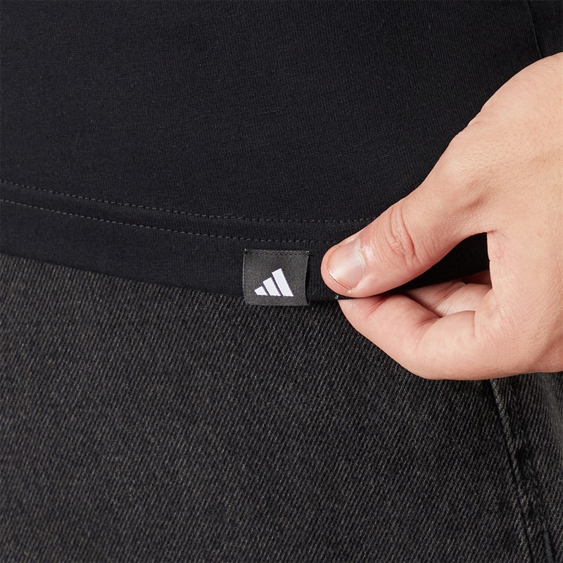 adidas Mens Lounge Still Life Lemons Graphic T-Shirt Black