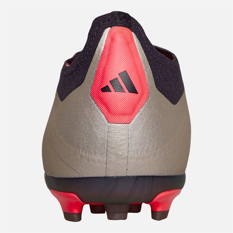 adidas Mens Predator Elite Vivid Horizon Pack 2G/3G AG Artificial Ground Football Boots Platin Metallic/Aurora Black/Carbon