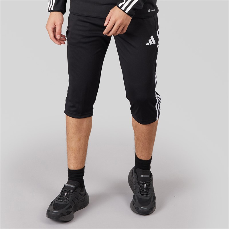 adidas Mens Tiro 23 League Training 3/4 Track Pants Black