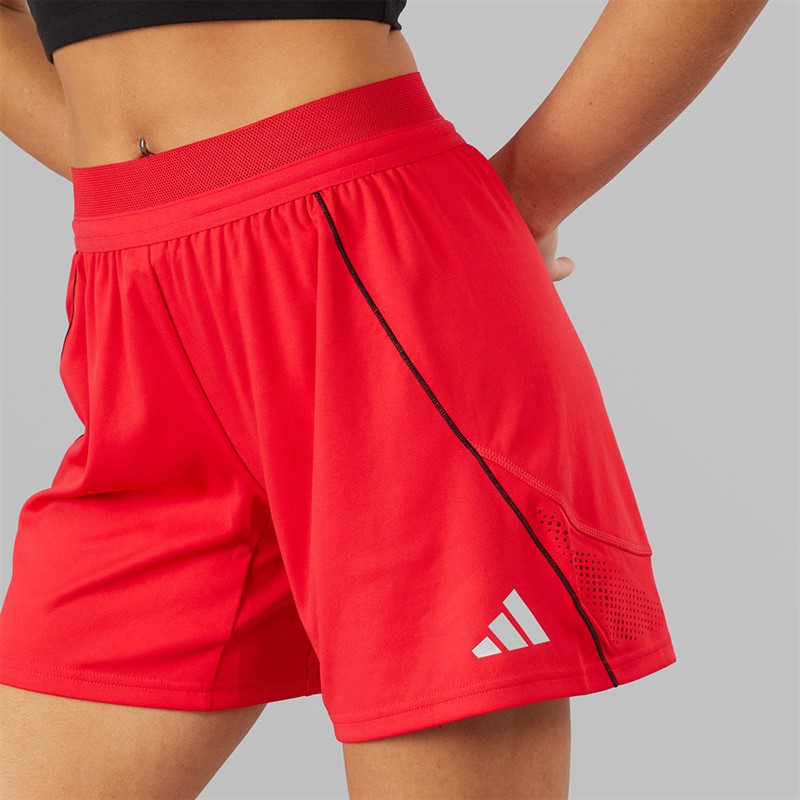 adidas Womens Tiro 25 Pro Training Shorts Pure Ruby