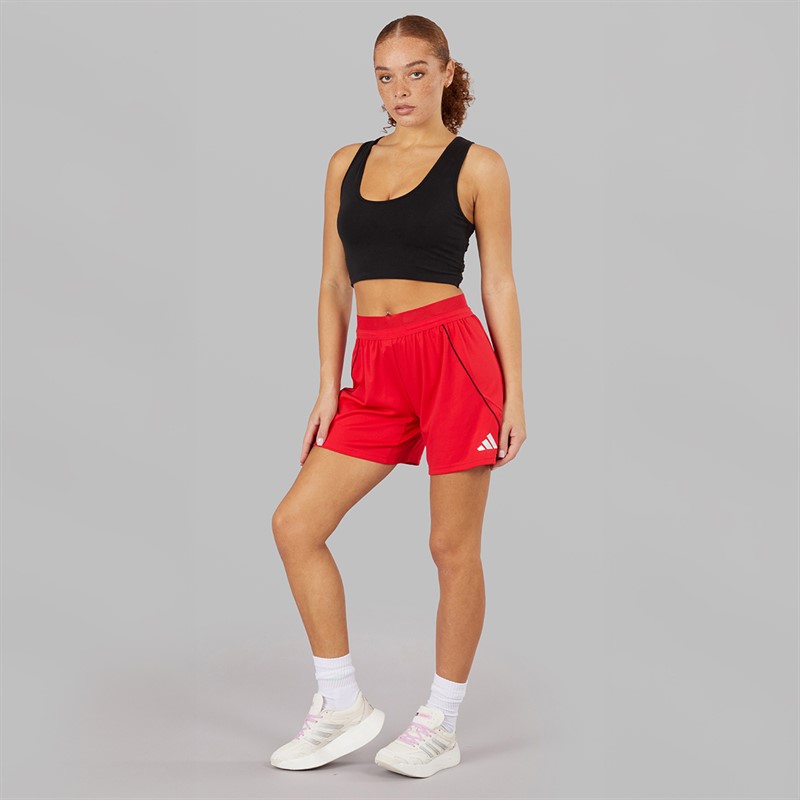 adidas Womens Tiro 25 Pro Training Shorts Pure Ruby