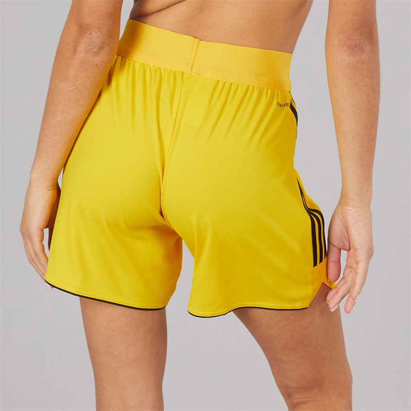 adidas Womens Tiro 23 League Training Shorts Team Yellow/Black