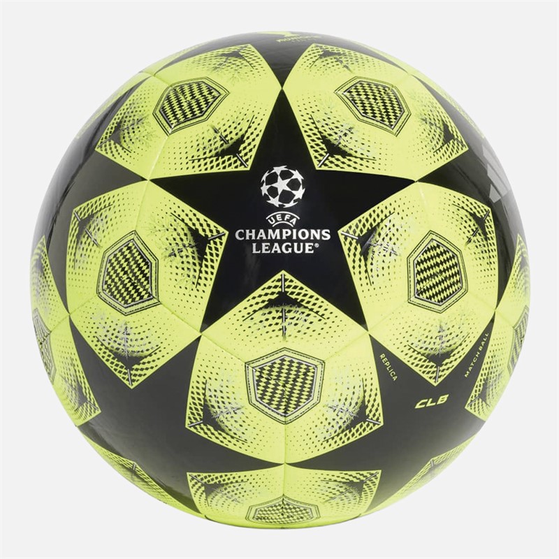adidas UEFA Champions League 24/25 Club Training Football Solar Yellow/Black/Silver Metallic