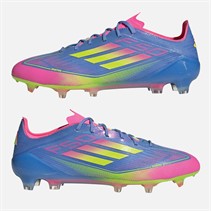adidas Herren F50 Elite Celestial Victory Pack Kunstrasen Fussballschuhe Blue Fusion/Lucid Lemon/Lucid Pink