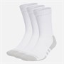 adidas Aeroready Training Three Pack Crew Socks White/Grey Two