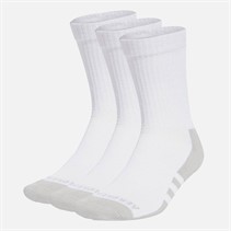 adidas Aeroready Training Three Pack Crew Socks White/Grey Two