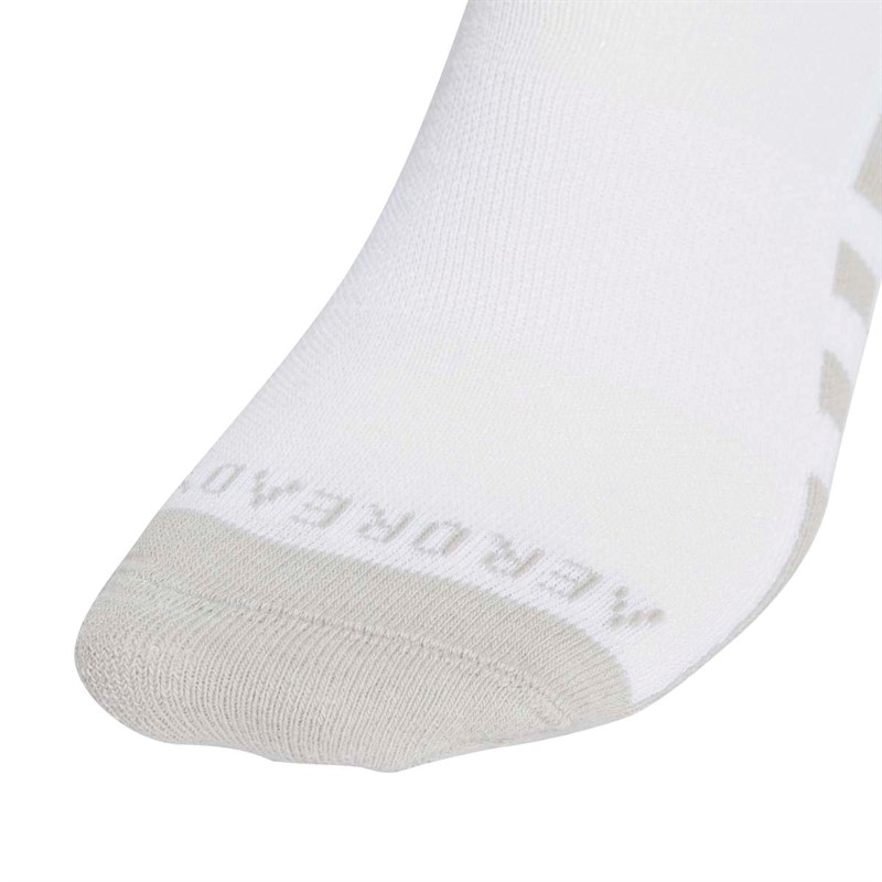 adidas Aeroready Training Three Pack Crew Socks White/Grey Two