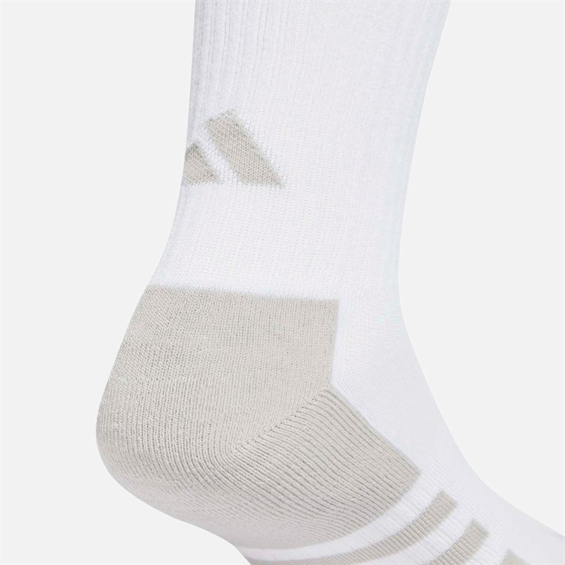 adidas Aeroready Training Three Pack Crew Socks White/Grey Two