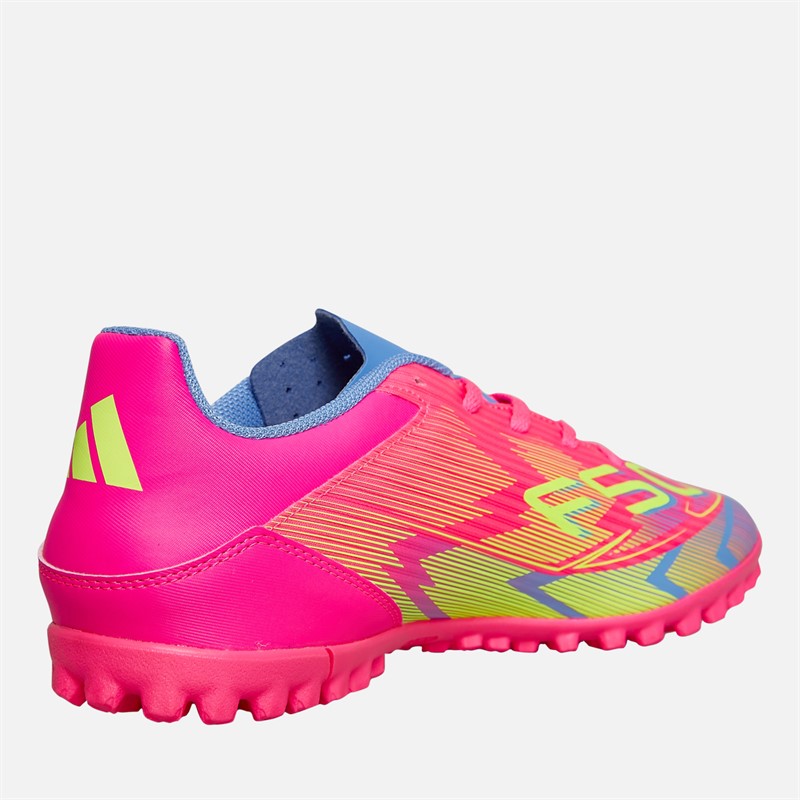 adidas Mens F50 Club Mystic Victory Pack TF Astro Football Boots Lucid Pink/Lucid Lemon/Blue Fusion