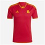 adidas Mens AS Roma 23/24 Home Jersey Team Victory Red