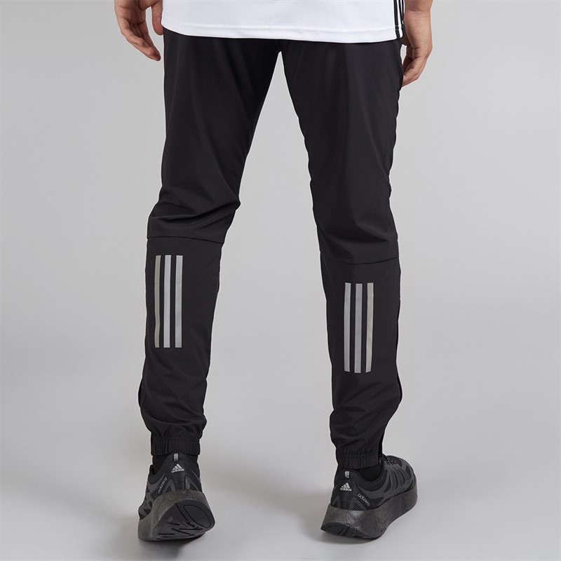 adidas Mens 3-Stripes Training Track Pants Black