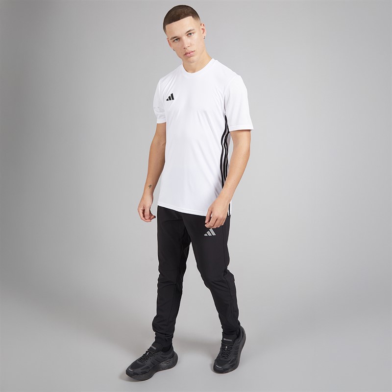 adidas Mens 3-Stripes Training Track Pants Black