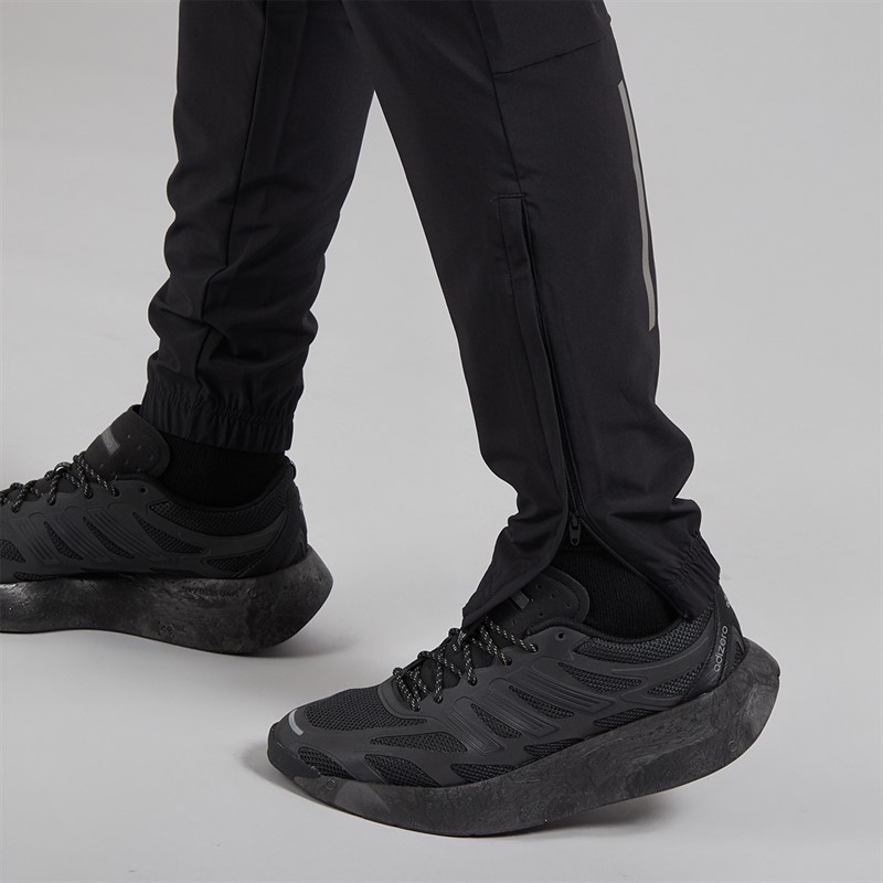 adidas Mens 3-Stripes Training Track Pants Black