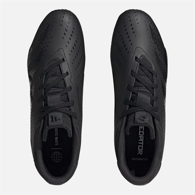 adidas Mens Predator Accuracy.4 Indoor Sala Football Boots Core Black/Core Black/Cloud White