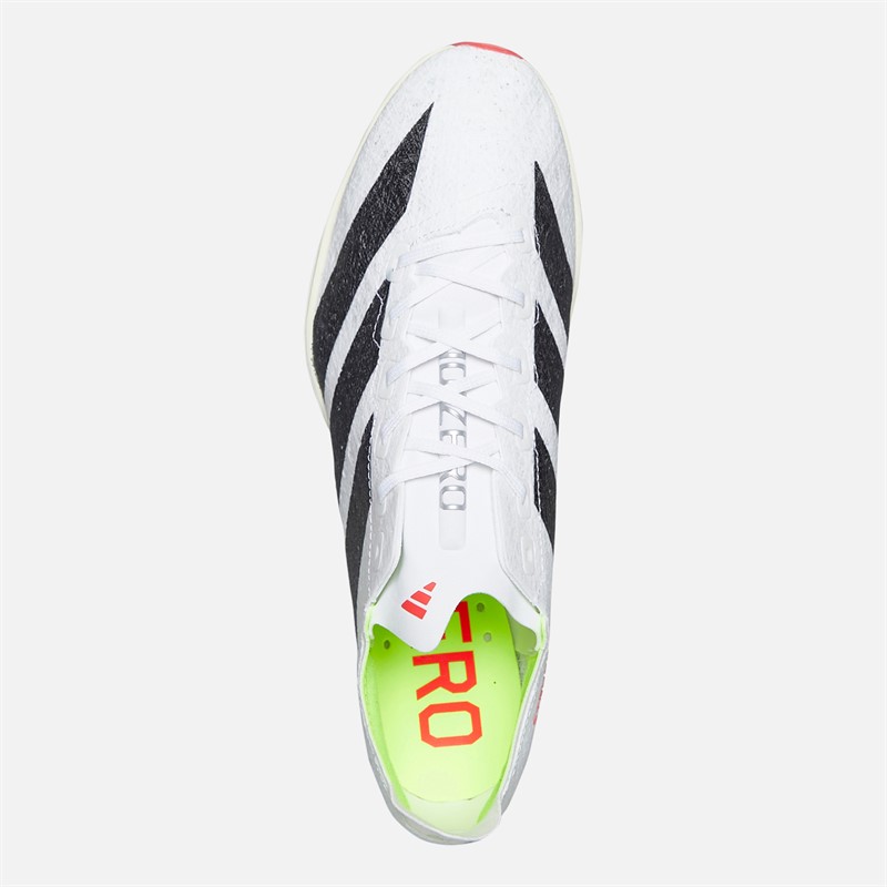 adidas Mens Adizero Prime SP 3 Strung Track Running Spikes Cloud White/Core Black/Lucid Red