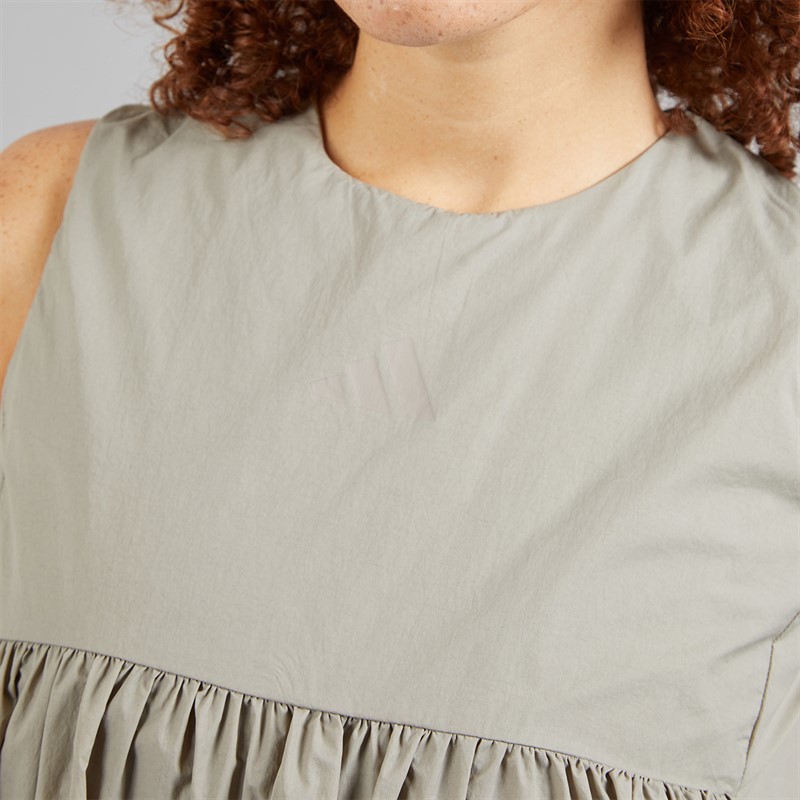 adidas Womens City Escape Summer Dress Putty Beige