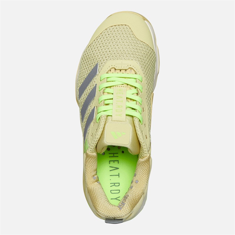 adidas Womens Dropset 3 Training Shoes Powder Yellow/Matte Silver/Lucid Lemon