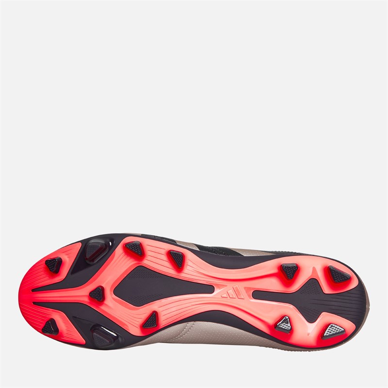 adidas Mens Predator Club Vivid Horizon Pack FXG Flexible Ground Football Boots Platin Metallic/Aurora Black/Turbo