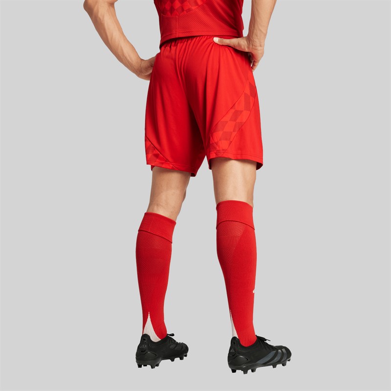 adidas Mens ABFC Aberdeen 24/25 Home Shorts Team Power Red 2