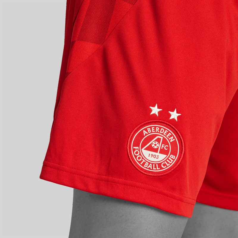adidas Mens ABFC Aberdeen 24/25 Home Shorts Team Power Red 2