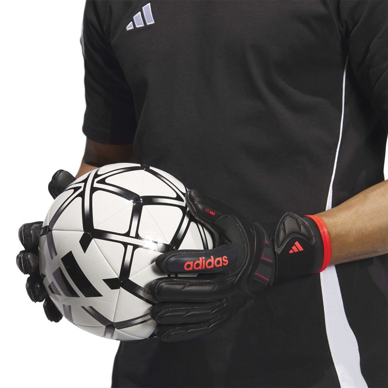 adidas Mens Copa Pro Goalkeeper Gloves Black/Black/Lucid Red