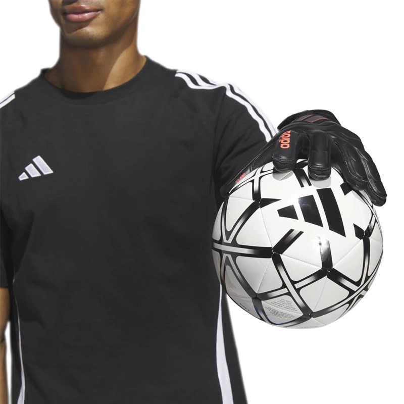 adidas Mens Copa Pro Goalkeeper Gloves Black/Black/Lucid Red