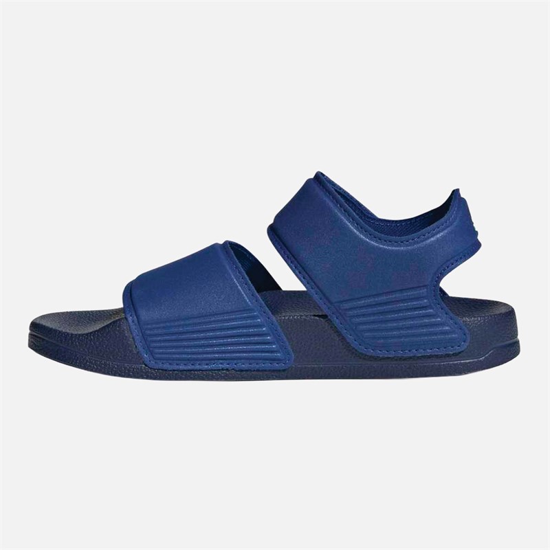 adidas Junior Boys Adilette Sandals Team Royal Blue/Green Spark/Dark Blue