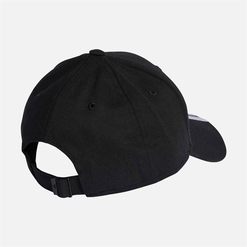 adidas 3-Stripes Cotton Twill Cap Black/White