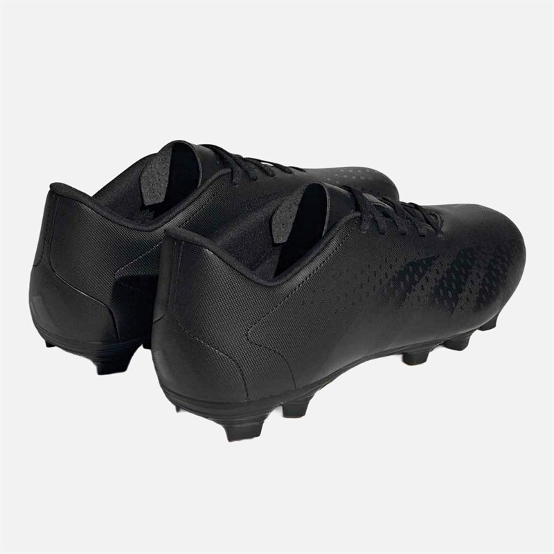 adidas Mens Predator Accuracy.4 FXG Flexible Ground Football Boots Core Black/Core Black/Cloud White