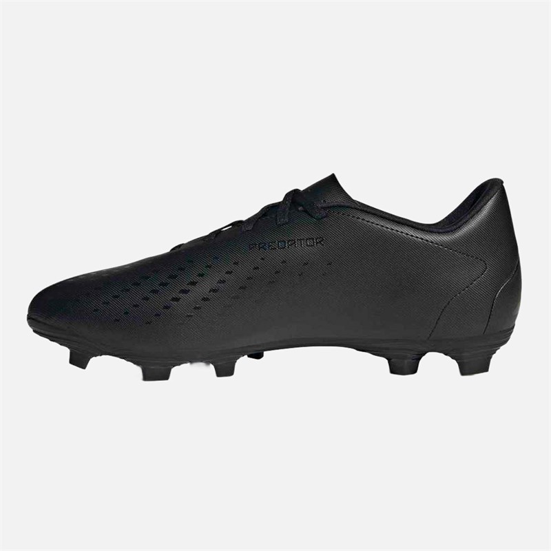 adidas Mens Predator Accuracy.4 FXG Flexible Ground Football Boots Core Black/Core Black/Cloud White