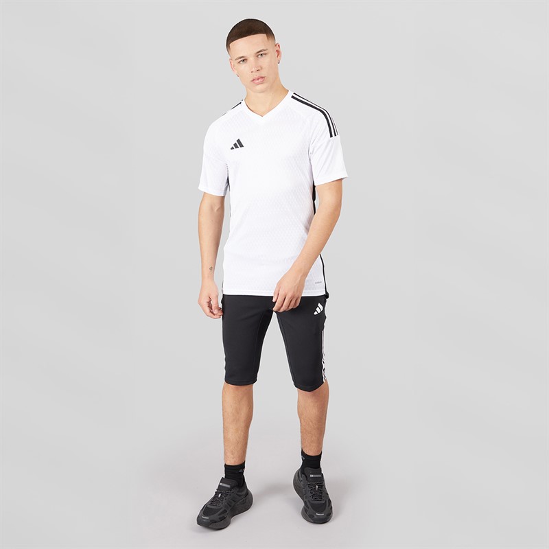 adidas Mens Tiro 23 Competition Jersey White/Black