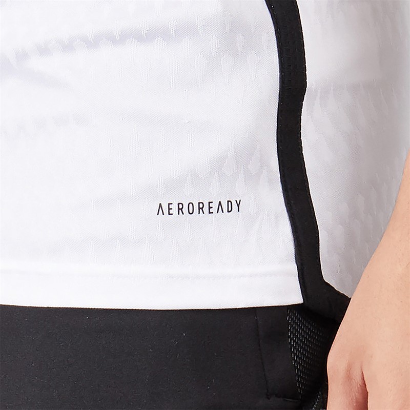 adidas Mens Tiro 23 Competition Jersey White/Black