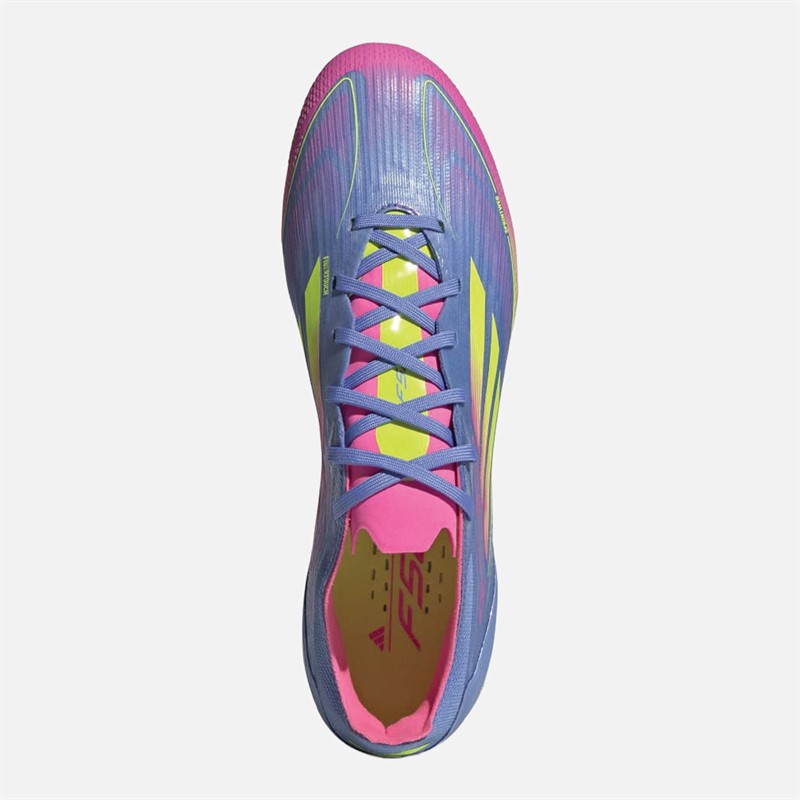 adidas Mens F50 Pro Celestal Victory Pack FG Firm Ground Football Boots Blue Fusion/Lucid Lemon/Lucid Pink