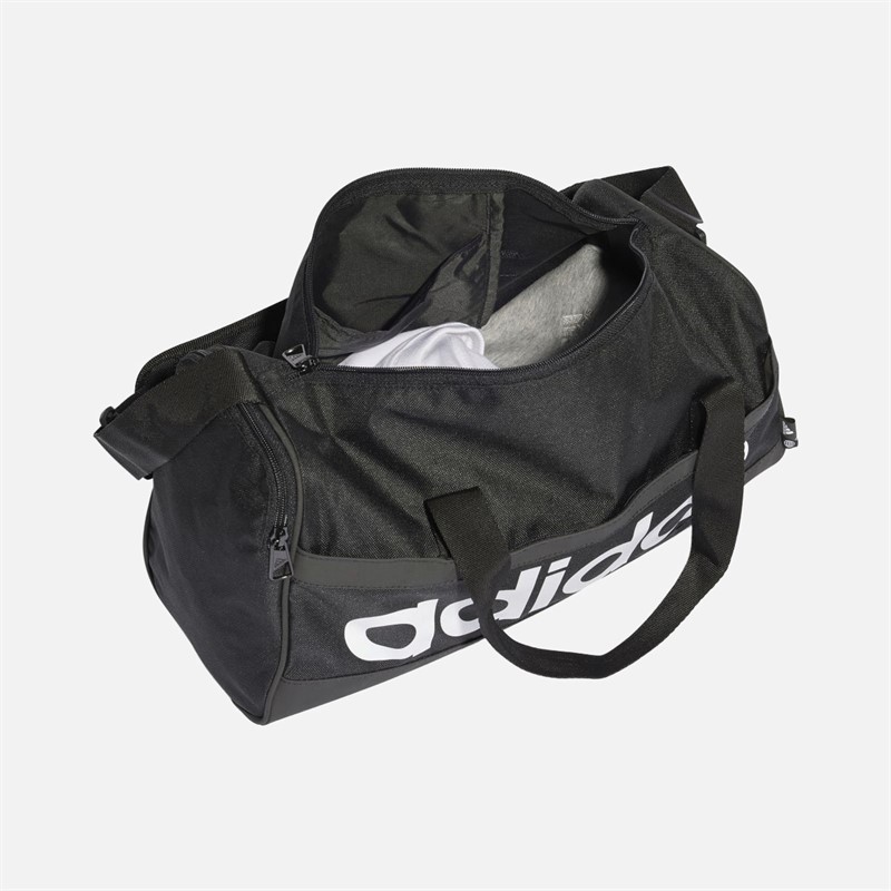 adidas Linear Logo 12.5L Extra Small Duffel Bag Black/White
