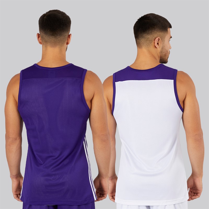 adidas 3G Speedreversible koszulka do koszykówki dla niego kolor Collegiate Purple/Biały