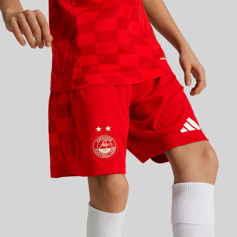 adidas Junior Boys ABFC Aberdeen 24/25 Home Shorts Team Power Red 2