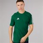 adidas Mens Tiro 23 Competition T-Shirt Team Dark Green/White
