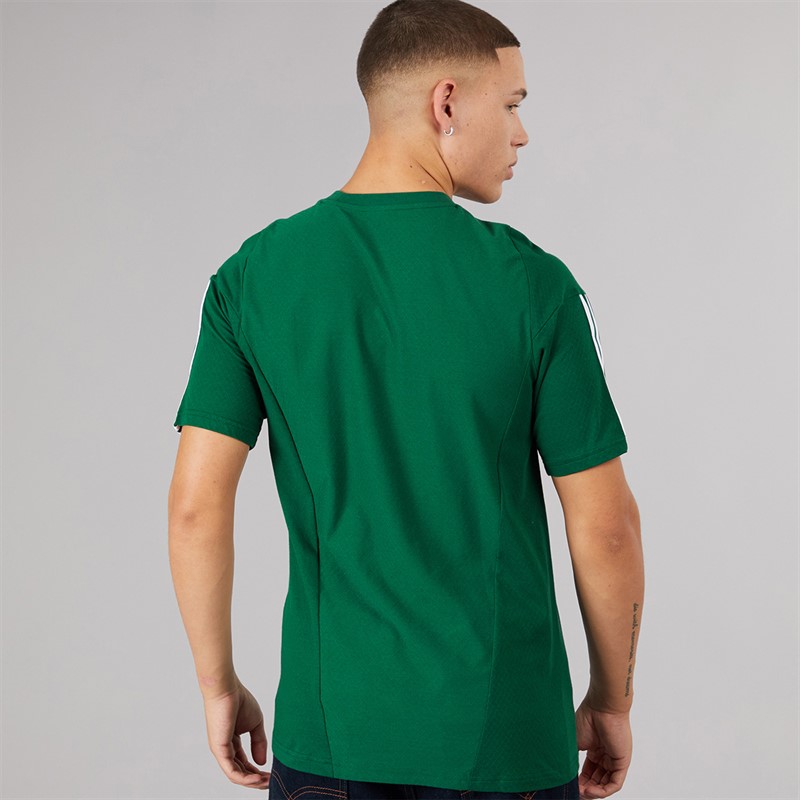 adidas Mens Tiro 23 Competition T-Shirt Team Dark Green/White