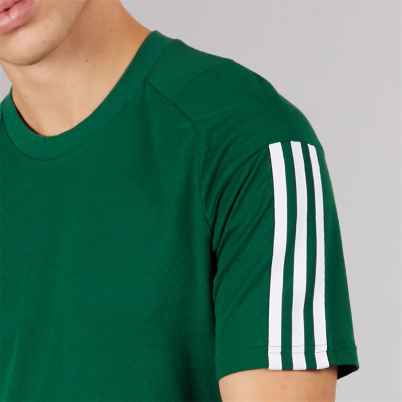 adidas Mens Tiro 23 Competition T-Shirt Team Dark Green/White