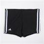 adidas Junior Boys 3-Stripes Swim Boxer Black/White