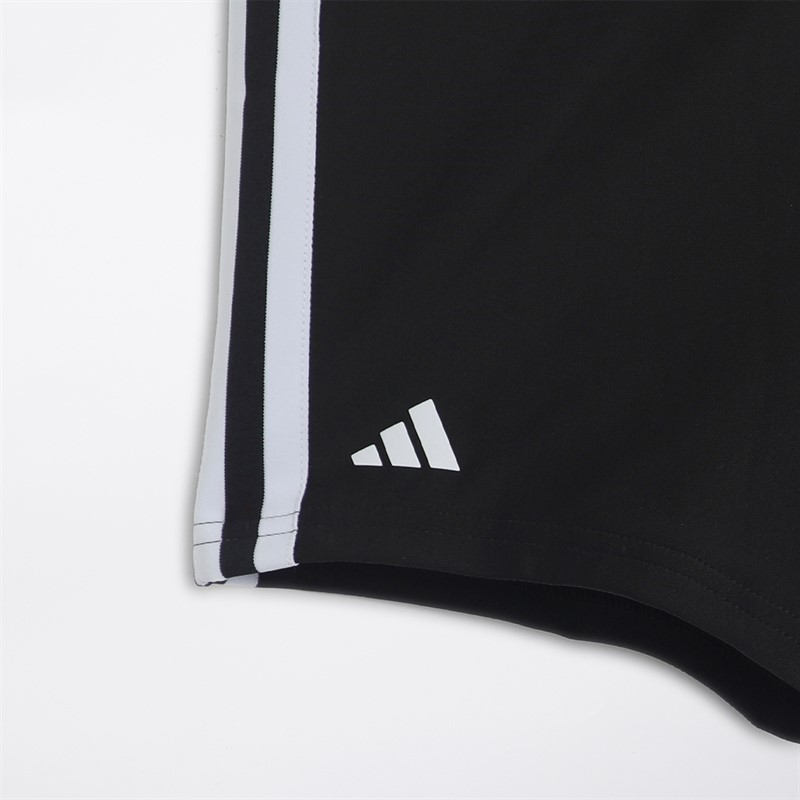 adidas Junior Boys 3-Stripes Swim Boxer Black/White