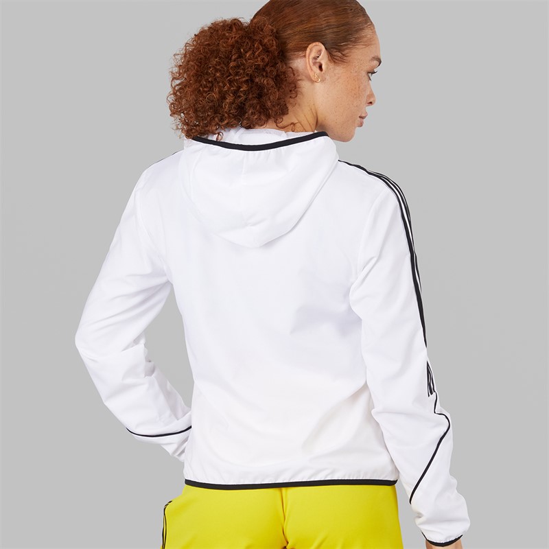 adidas Womens Tiro 23 League Windbreaker Jacket White