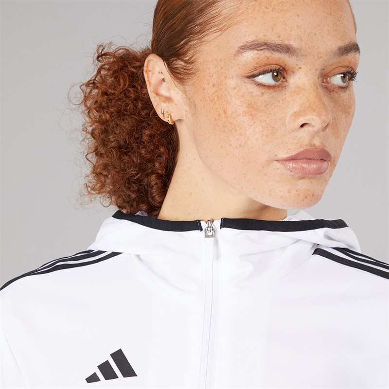 adidas Womens Tiro 23 League Windbreaker Jacket White
