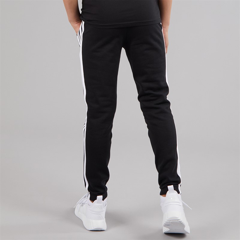 adidas Junior Boys Essentials 3-Stripes Joggers Black/White