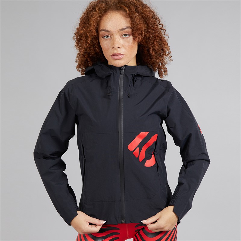 adidas Womens Five Ten All-Mountain Rain.RDY Waterproof Jacket Black