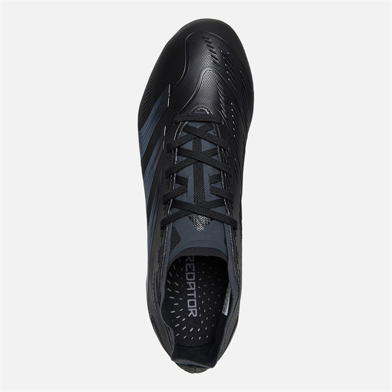 adidas Mens Predator League Base Black Pack FG Firm Ground Football Boots Core Black/Carbon/Core Black