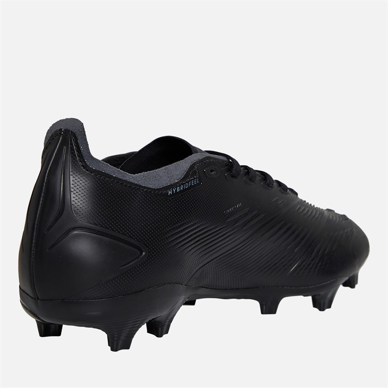 adidas Mens Predator League Base Black Pack FG Firm Ground Football Boots Core Black/Carbon/Core Black