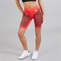 adidas Womens Adizero Responsive Control Running Tight Short Leggings Semi Lucid Red/Black