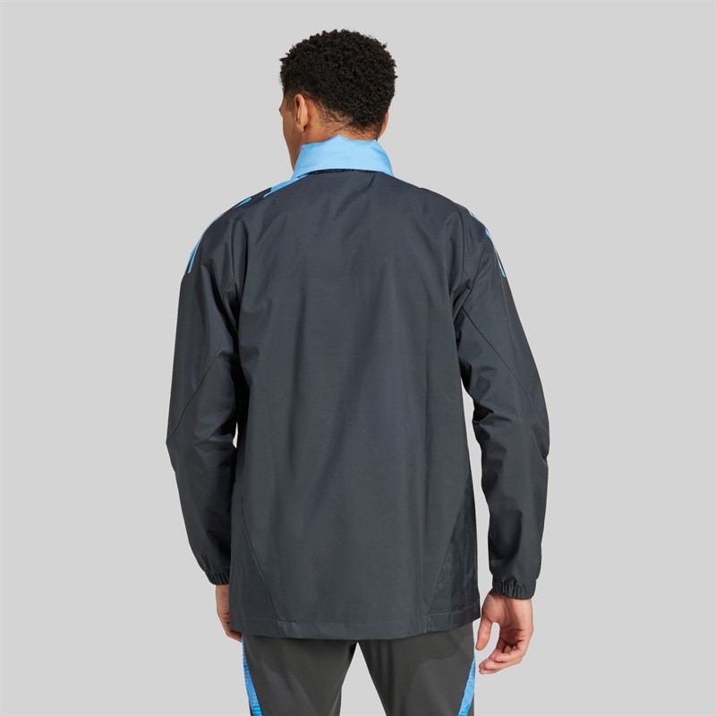adidas Mens AFA Argentina All Weather Jacket Carbon