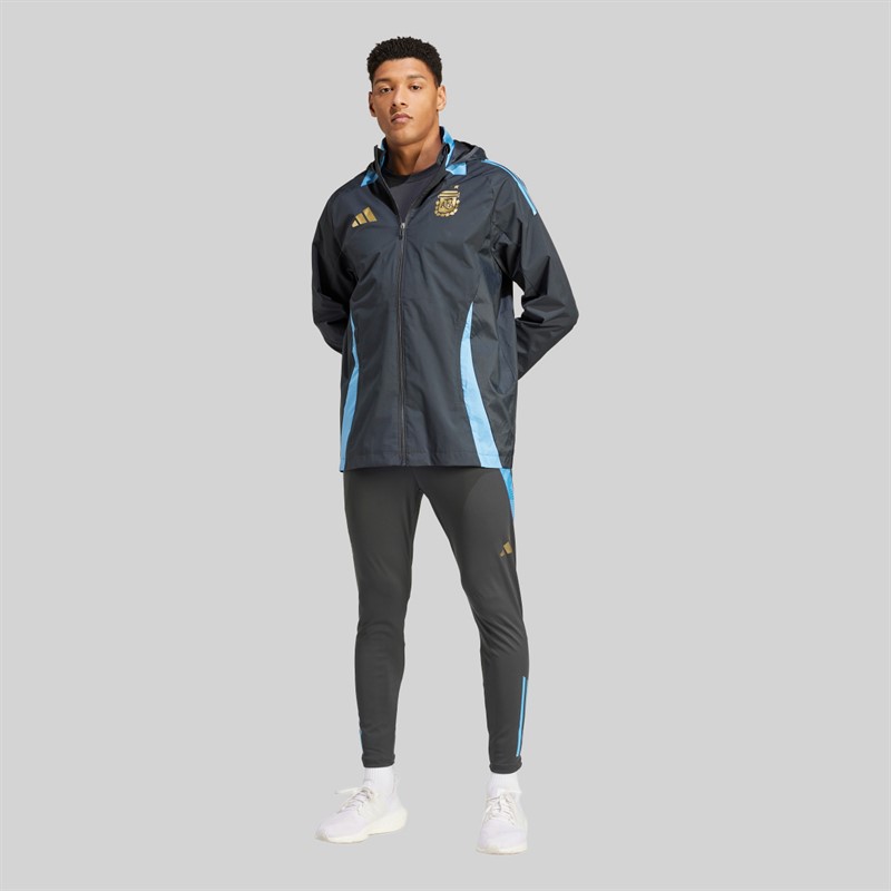 adidas Mens AFA Argentina All Weather Jacket Carbon